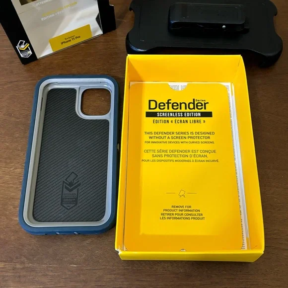 Otter Box Defender Rugged Protection iPhone 11 Pro Screenless Edition Navy Blue - Picture 6 of 12